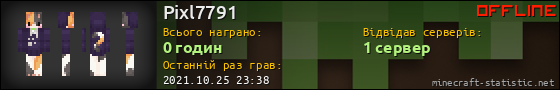 Юзербар 560x90 для Pixl7791