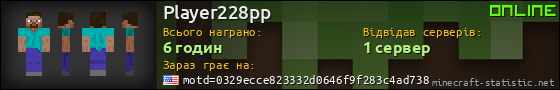 Юзербар 560x90 для Player228pp