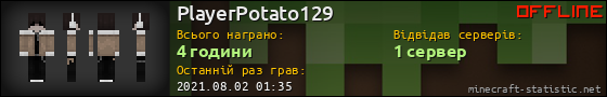 Юзербар 560x90 для PlayerPotato129