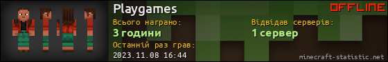 Юзербар 560x90 для Playgames