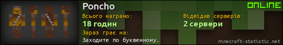 Юзербар 560x90 для Poncho