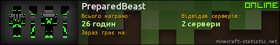 Юзербар 560x90 для PreparedBeast