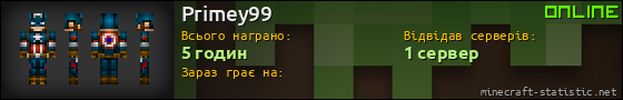Юзербар 560x90 для Primey99