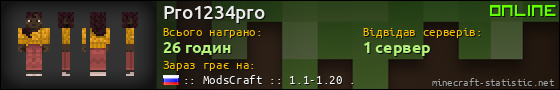 Юзербар 560x90 для Pro1234pro