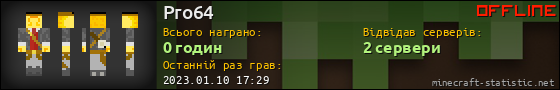Юзербар 560x90 для Pro64
