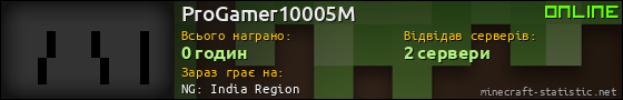 Юзербар 560x90 для ProGamer10005M