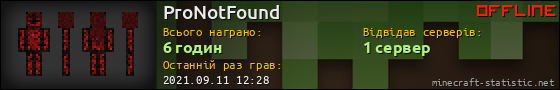 Юзербар 560x90 для ProNotFound