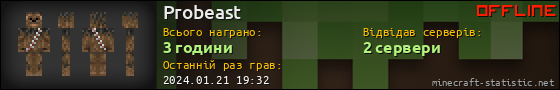 Юзербар 560x90 для Probeast