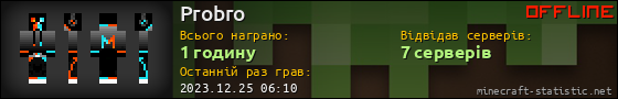 Юзербар 560x90 для Probro