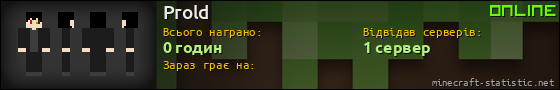 Юзербар 560x90 для Prold