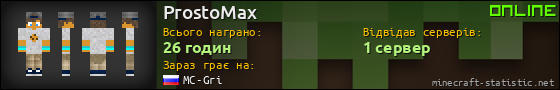 Юзербар 560x90 для ProstoMax