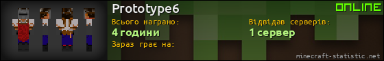 Юзербар 560x90 для Prototype6