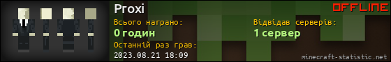 Юзербар 560x90 для Proxi