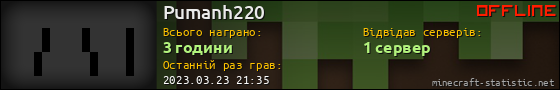 Юзербар 560x90 для Pumanh220