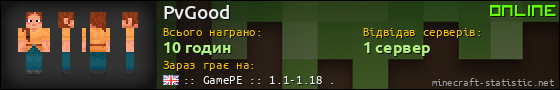 Юзербар 560x90 для PvGood