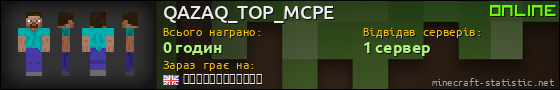 Юзербар 560x90 для QAZAQ_TOP_MCPE