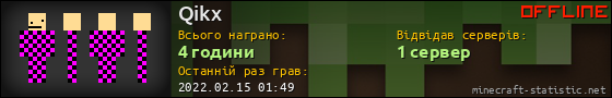 Юзербар 560x90 для Qikx
