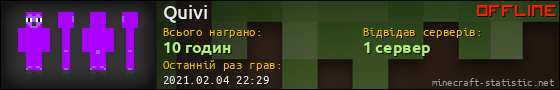 Юзербар 560x90 для Quivi
