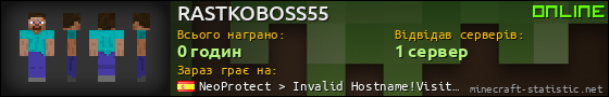 Юзербар 560x90 для RASTKOBOSS55