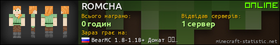 Юзербар 560x90 для ROMCHA
