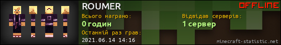 Юзербар 560x90 для ROUMER