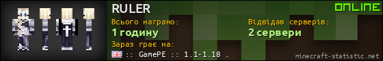 Юзербар 560x90 для RULER