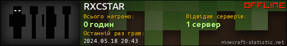 Юзербар 560x90 для RXCSTAR