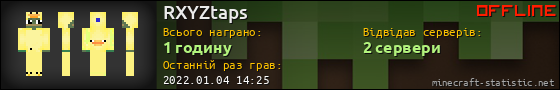 Юзербар 560x90 для RXYZtaps