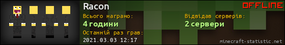 Юзербар 560x90 для Racon