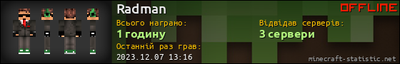 Юзербар 560x90 для Radman