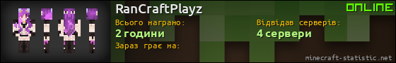 Юзербар 560x90 для RanCraftPlayz