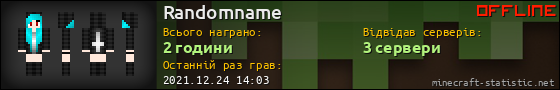 Юзербар 560x90 для Randomname