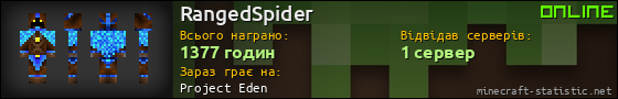 Юзербар 560x90 для RangedSpider