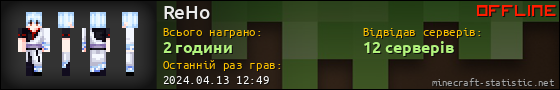 Юзербар 560x90 для ReHo