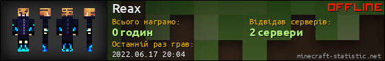 Юзербар 560x90 для Reax