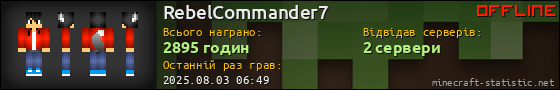 Юзербар 560x90 для RebelCommander7