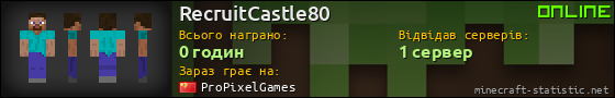 Юзербар 560x90 для RecruitCastle80