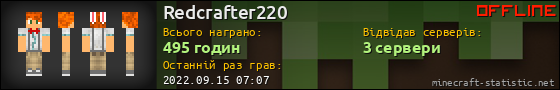 Юзербар 560x90 для Redcrafter220