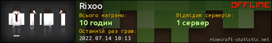 Юзербар 560x90 для Rixoo