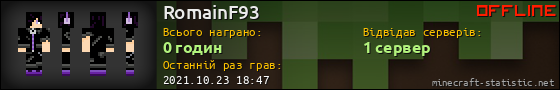 Юзербар 560x90 для RomainF93