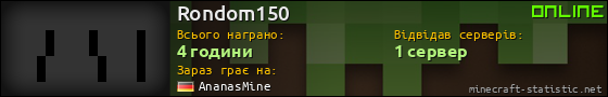 Юзербар 560x90 для Rondom150