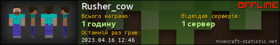 Юзербар 560x90 для Rusher_cow