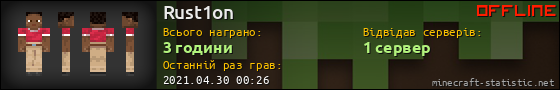 Юзербар 560x90 для Rust1on