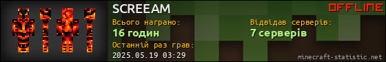 Юзербар 560x90 для SCREEAM