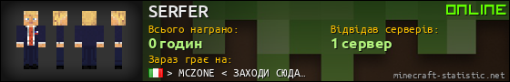 Юзербар 560x90 для SERFER