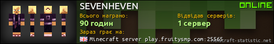 Юзербар 560x90 для SEVENHEVEN