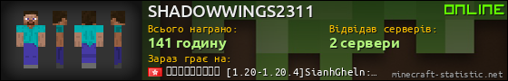 Юзербар 560x90 для SHADOWWINGS2311