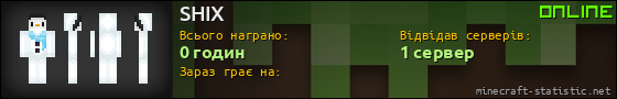 Юзербар 560x90 для SHIX