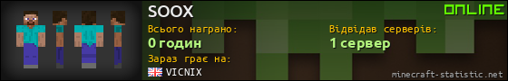 Юзербар 560x90 для SOOX