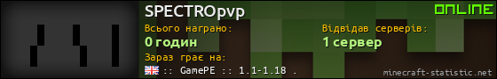 Юзербар 560x90 для SPECTROpvp